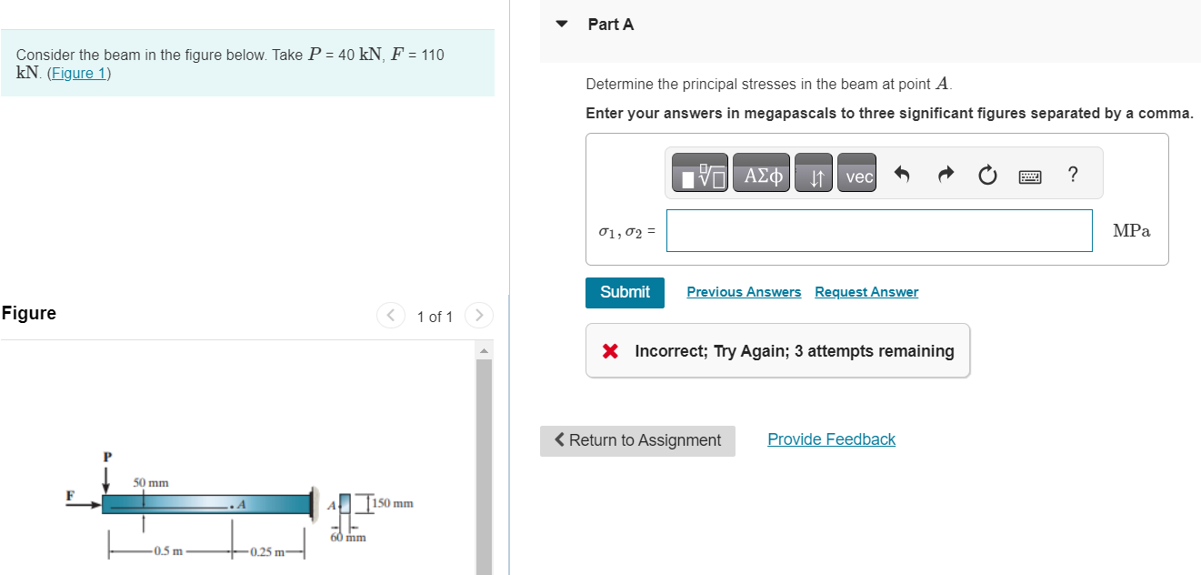Solved Consider the beam in the figure below. Take | Chegg.com