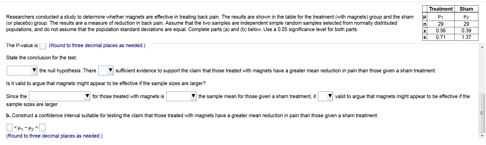 Solved Researchers conducted a study to determine whether | Chegg.com