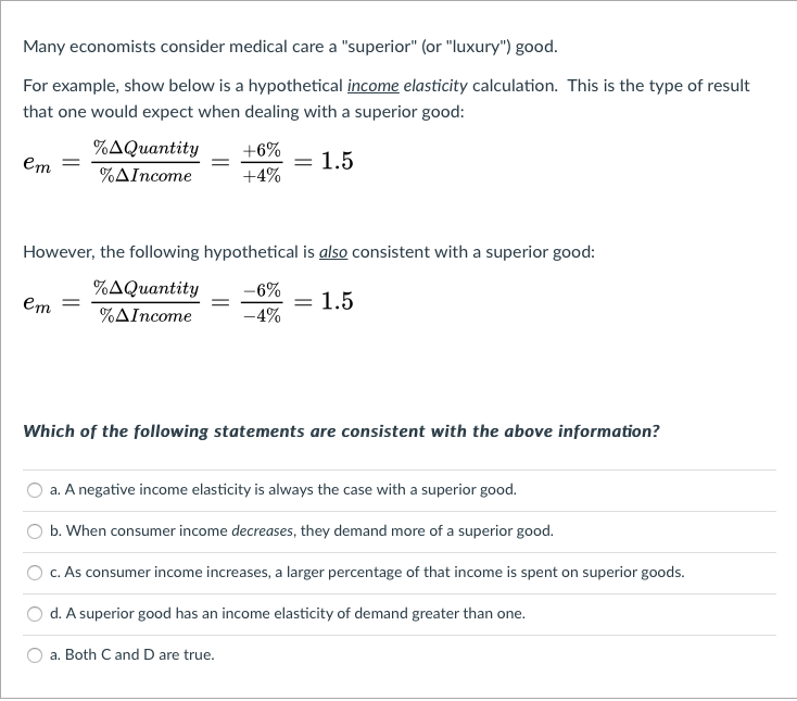 solved-many-economists-consider-medical-care-a-superior-chegg