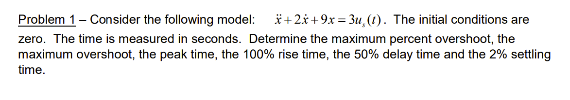 Solved Problem 1- - Consider the following model: 8 + 2x + | Chegg.com