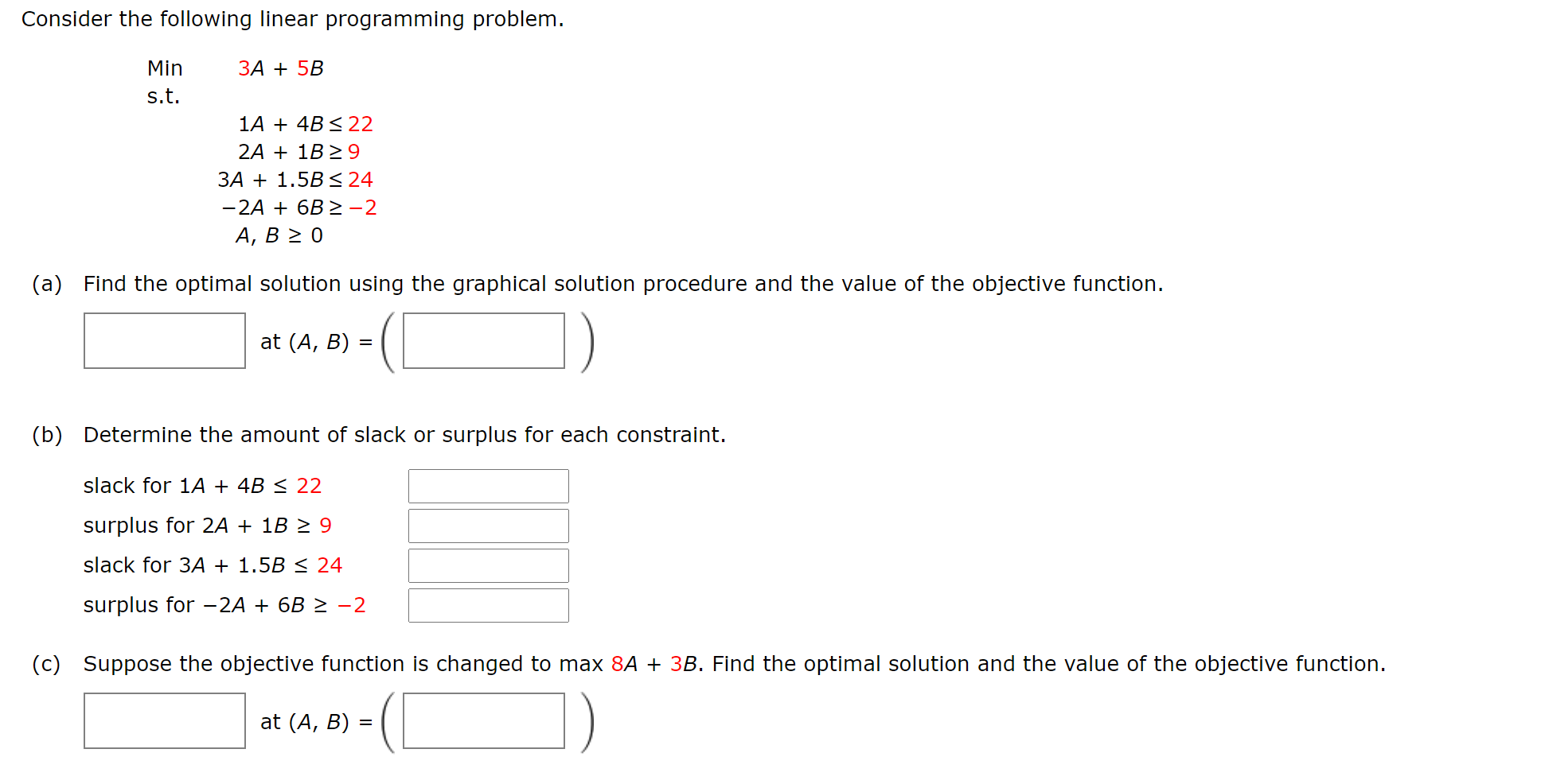 Solved Consider the following linear programming problem. 3A | Chegg.com