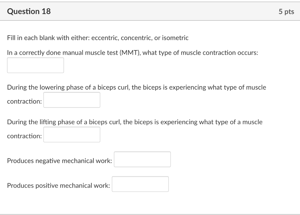Solved Question 17 6 pts Trunk flexion/extension occurs in