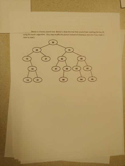 Solved Below is a binary search tree. Below it, draw the | Chegg.com
