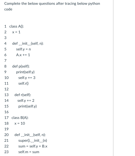 Solved Complete the below questions after tracing below | Chegg.com