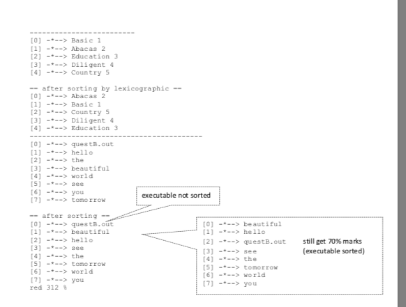 Solved Problem B Specification Organizing records of 2D | Chegg.com