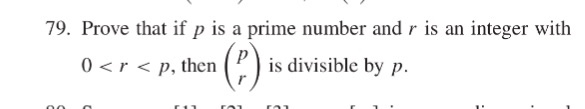 Solved Prove that if p is a prime number and r is an integer | Chegg.com