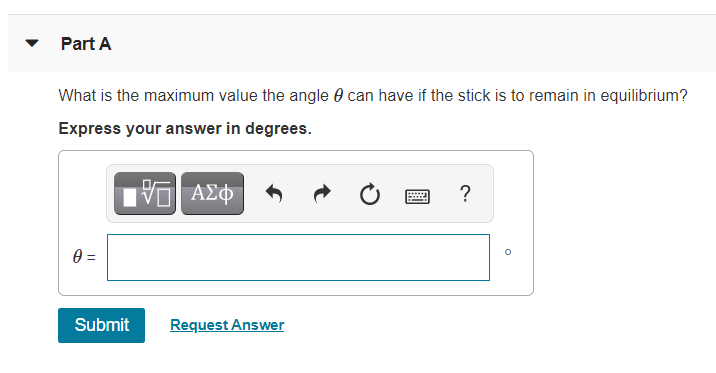 Solved One end of a uniform meter stick is placed against a | Chegg.com
