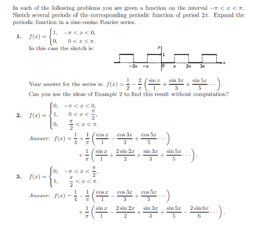 Solved In each of the following problems you are given a | Chegg.com