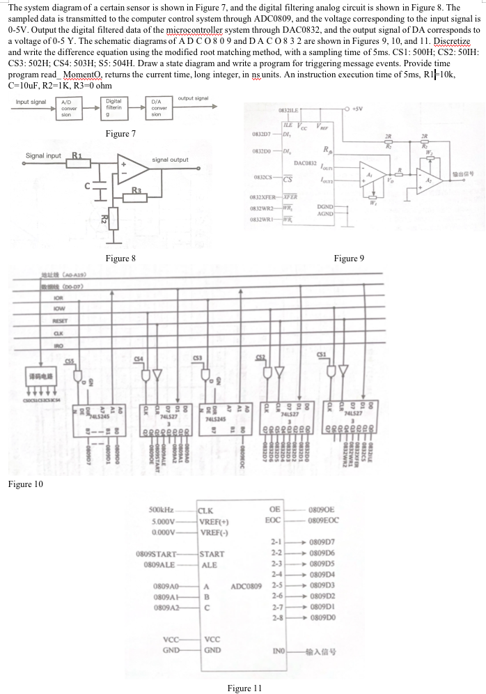The system diagram of a certain sensor is shown in | Chegg.com