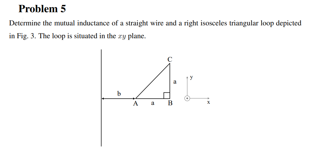 Solved Problem 5 Determine The Mutual Inductance Of A | Chegg.com