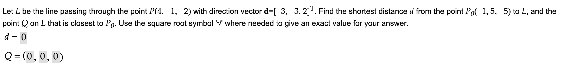 Solved Let L be the line passing through the point P(4, -1, | Chegg.com