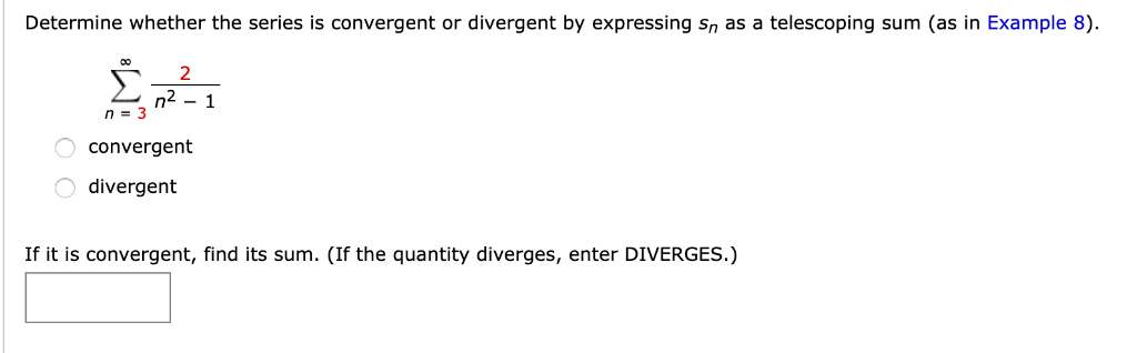 Solved Determine whether the series is convergent or | Chegg.com