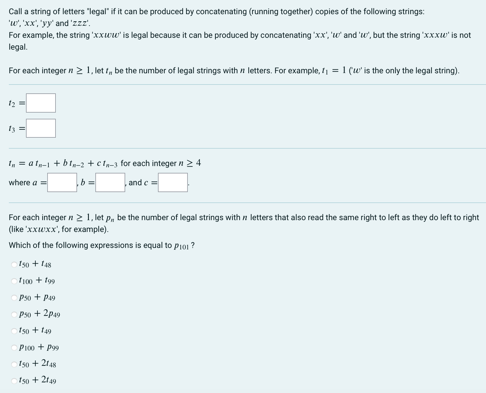 Solved Call a string of letters 