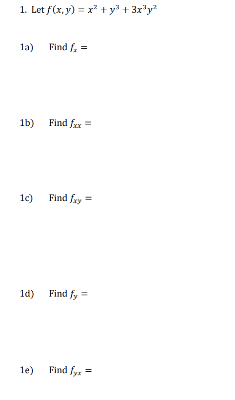 y f 2x 1 )  2 3x 3 8x 5