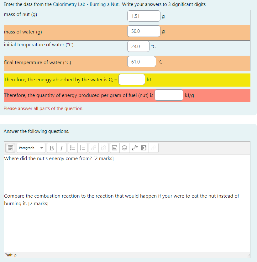 Solved Answer The Following Questions. Where Did The Nut's 