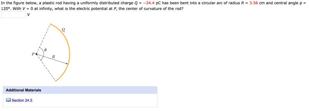 Solved In the figure below, a plastic rod having a uniformly | Chegg.com