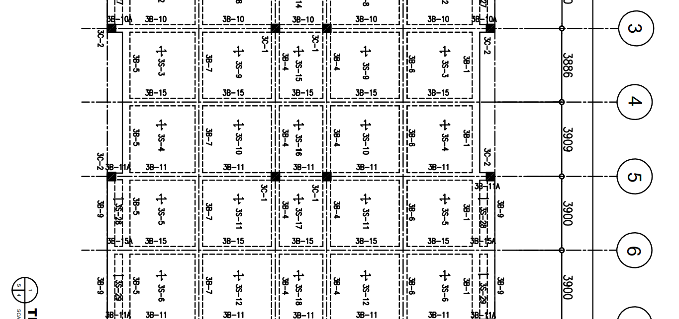 SCHEDULE OF COLUMNS COLUMN MARKING LEVEL SECTION (B X | Chegg.com