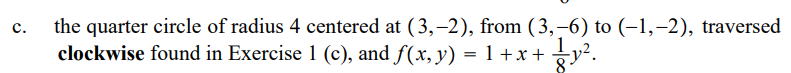 Solved 7c) For each of the following curves C and function z | Chegg.com