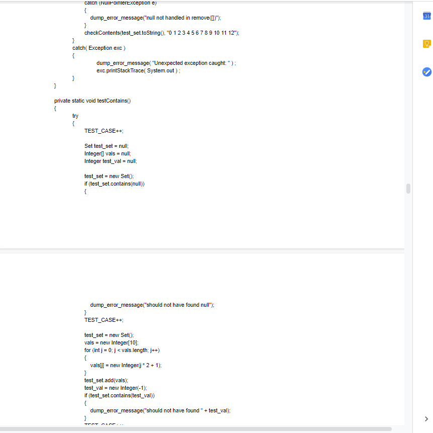 Solved Project #5: Set Class In this project you will | Chegg.com