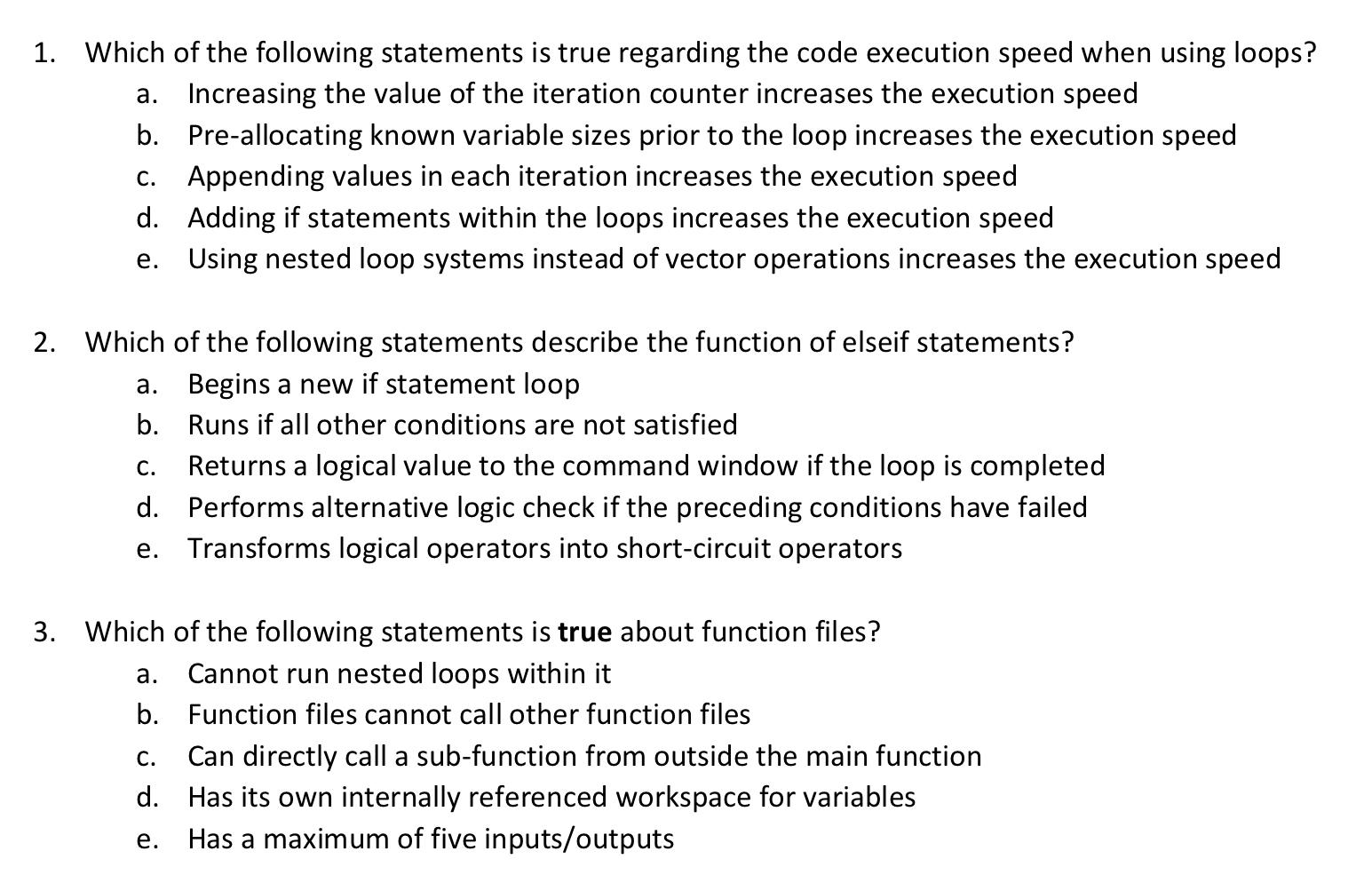 Solved 1. Which of the following statements is true | Chegg.com