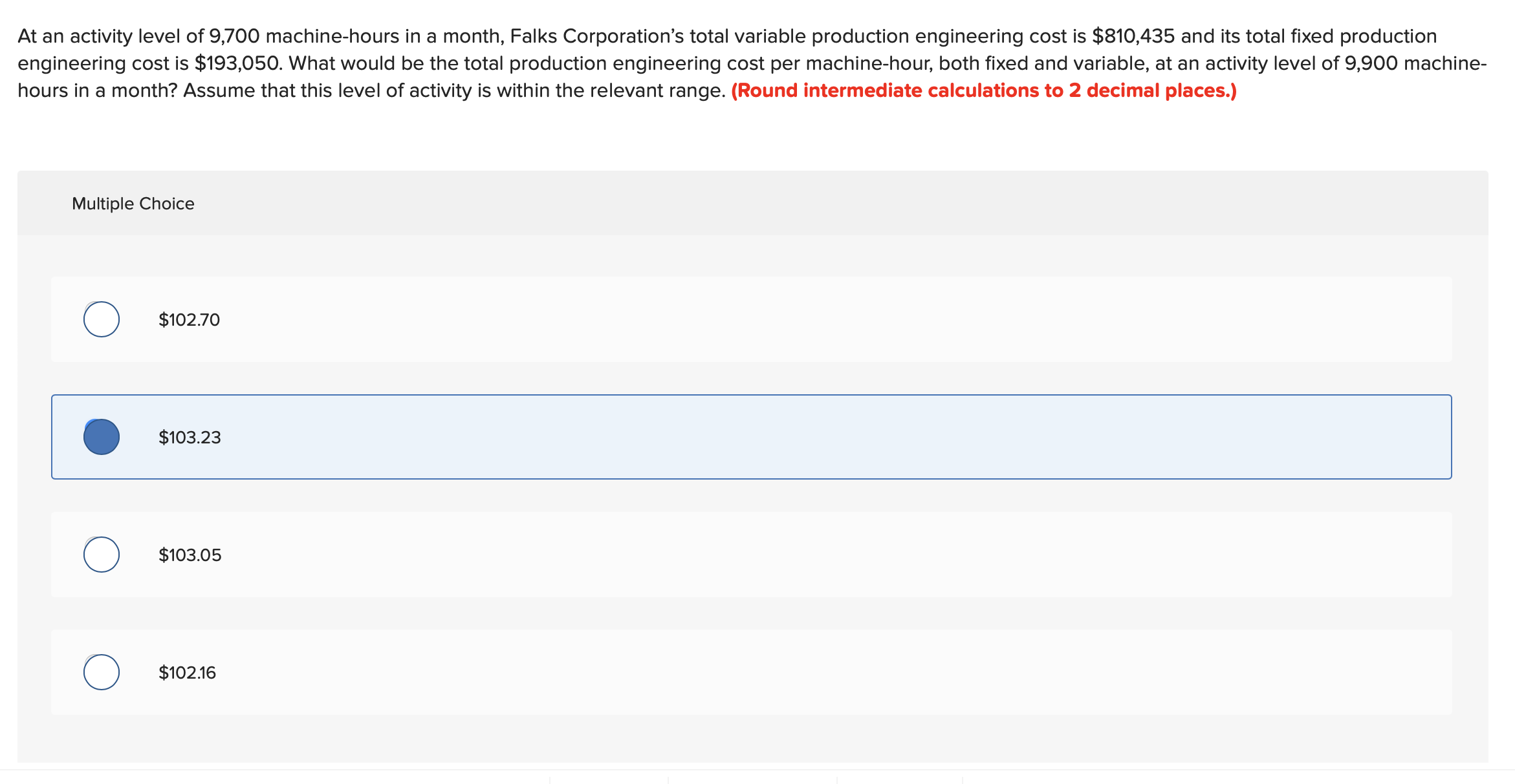Solved at an activity level of 9 700 machine hours in a chegg