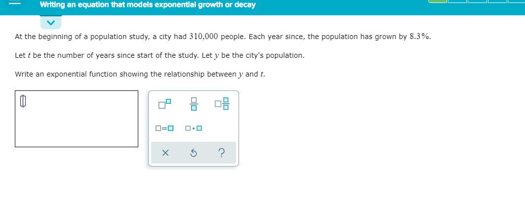Solved Writing An Equation That Models Exponential Growth Or Chegg Solved Writing An Equation That Models Exponential Growth Or Chegg