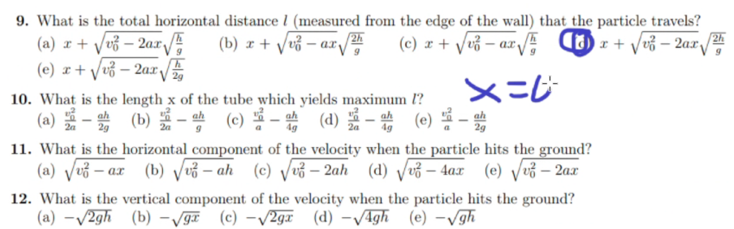 2h 9 2h g 29 9. What is the total horizontal distance | Chegg.com