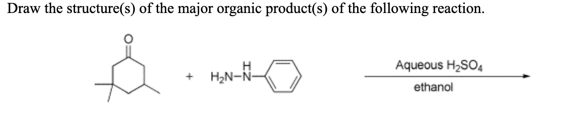 Solved Draw a structural formula for the major organic | Chegg.com