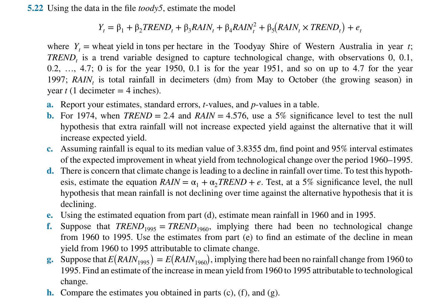 Solved From Principles Of Econometrics, 5th EditionHow Do I | Chegg.com