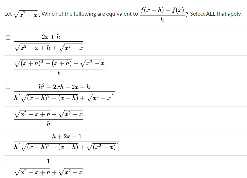 Solved Let Vae V X2 3 Which Of The Following Are Equiv Chegg Com