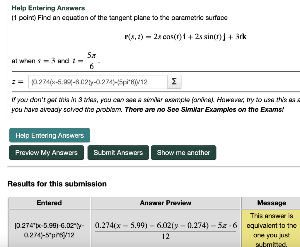 Solved Help Entering Answers (1 Point) Find A Nonzero Vector | Cheggcom