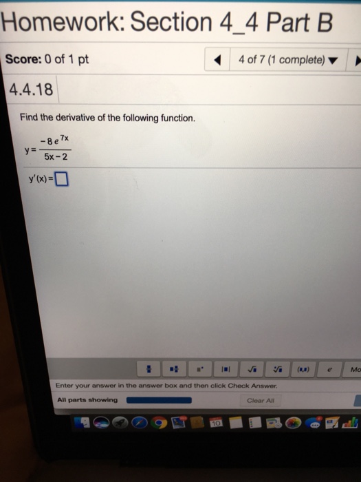 Solved Homework: Section 4_4 PartB Score: 0 Of 1 Pt 4.4.18 4 | Chegg.com