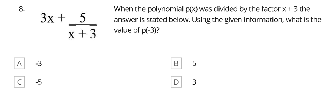 solved-8-3x-x-35-when-the-polynomial-p-x-was-divided-by-chegg