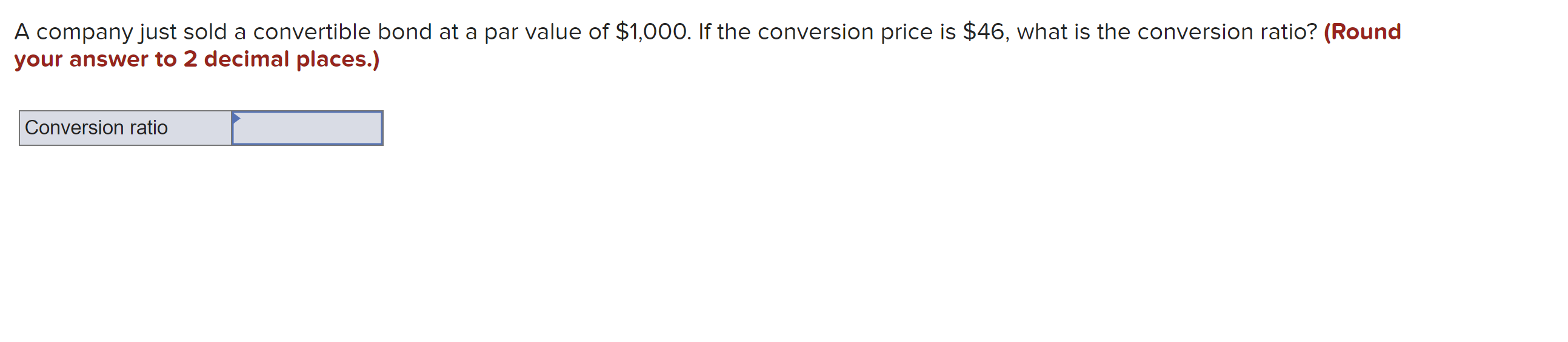 Solved A company just sold a convertible bond at a par value | Chegg.com