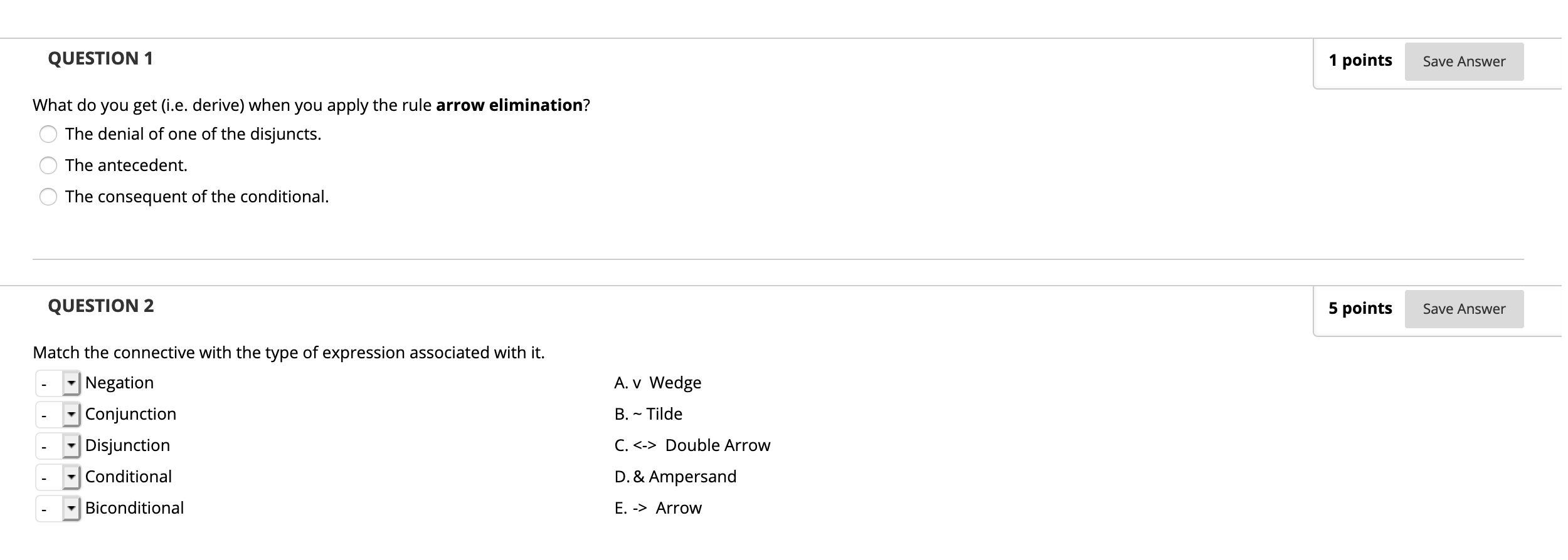 Solved QUESTION 1 1 points Save Answer What do you get (i.e. | Chegg.com