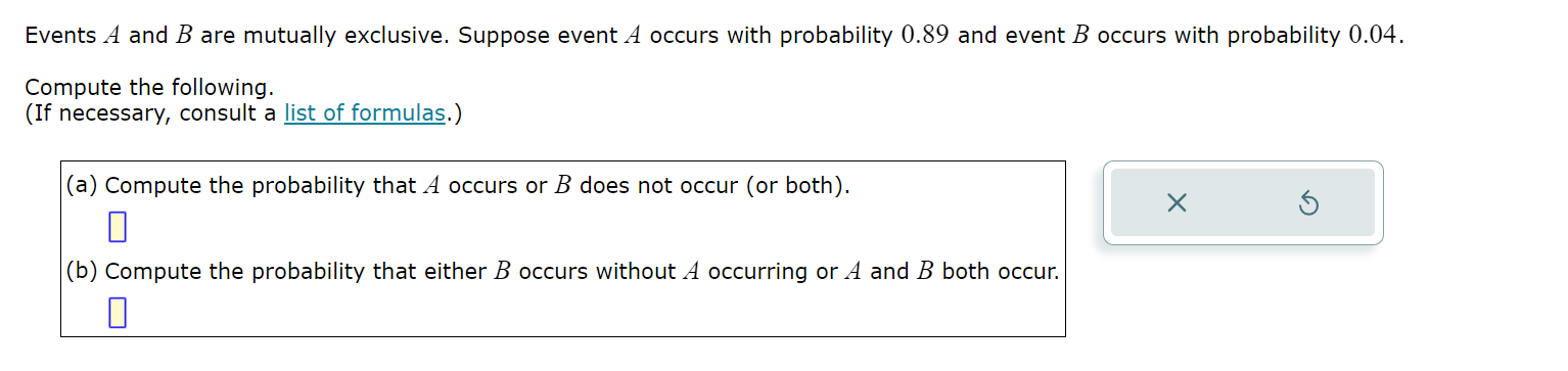 Solved Events A And B Are Mutually Exclusive. Suppose Event | Chegg.com