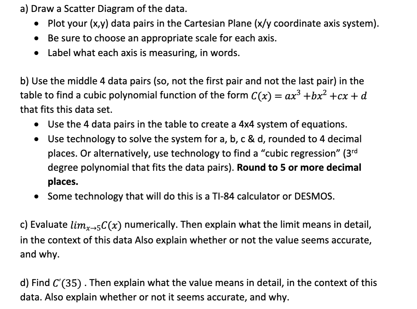 Solved Part 1: The Following Data, Based On Hundreds Of | Chegg.com