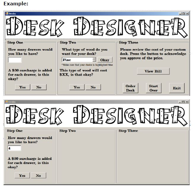 Solved VISUAL STUDIO - WINDOWS FORM APP (C#) - PLEASE MAKE | Chegg.com