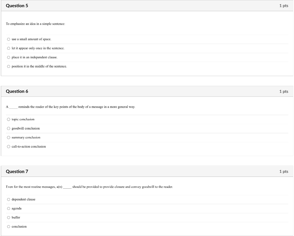 Solved To emphasize an idea in a simple sentence use a