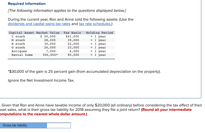 Given That Ron And Anne Have Taxable Income Of Only | Chegg.com