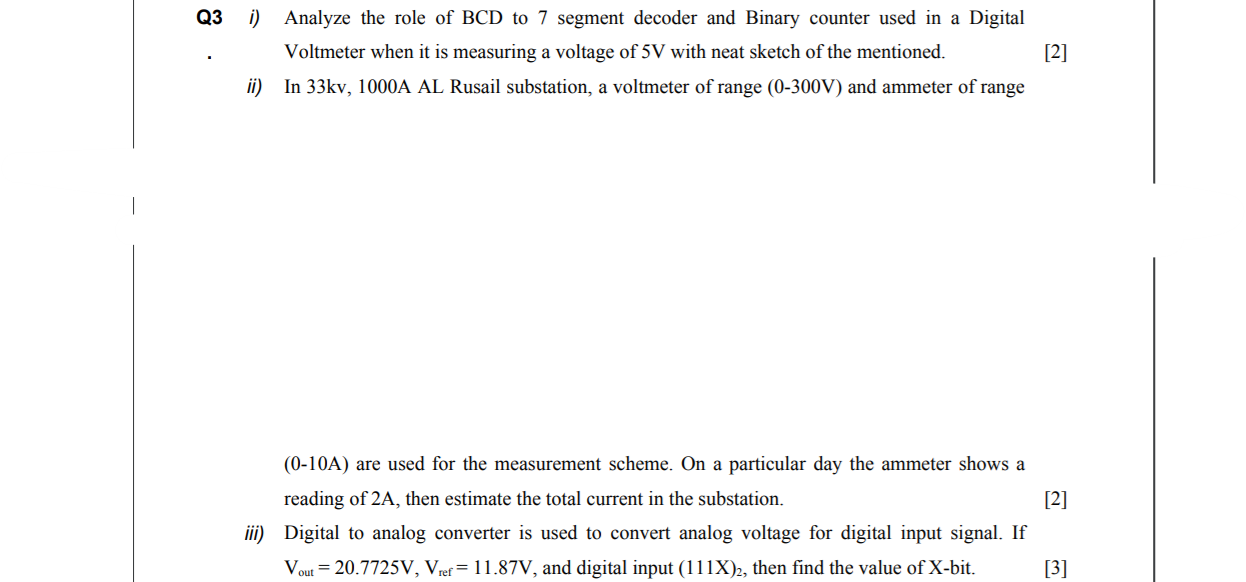 Q3 I Analyze The Role Of Bcd To 7 Segment Decoder Chegg Com