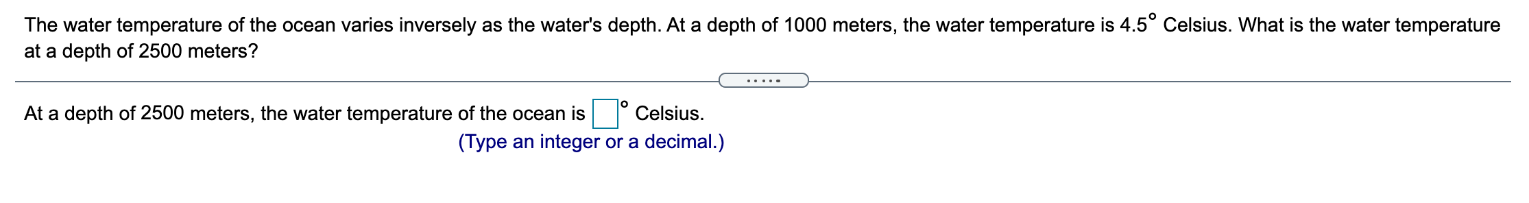 solved-the-water-temperature-of-the-ocean-varies-inversely-chegg