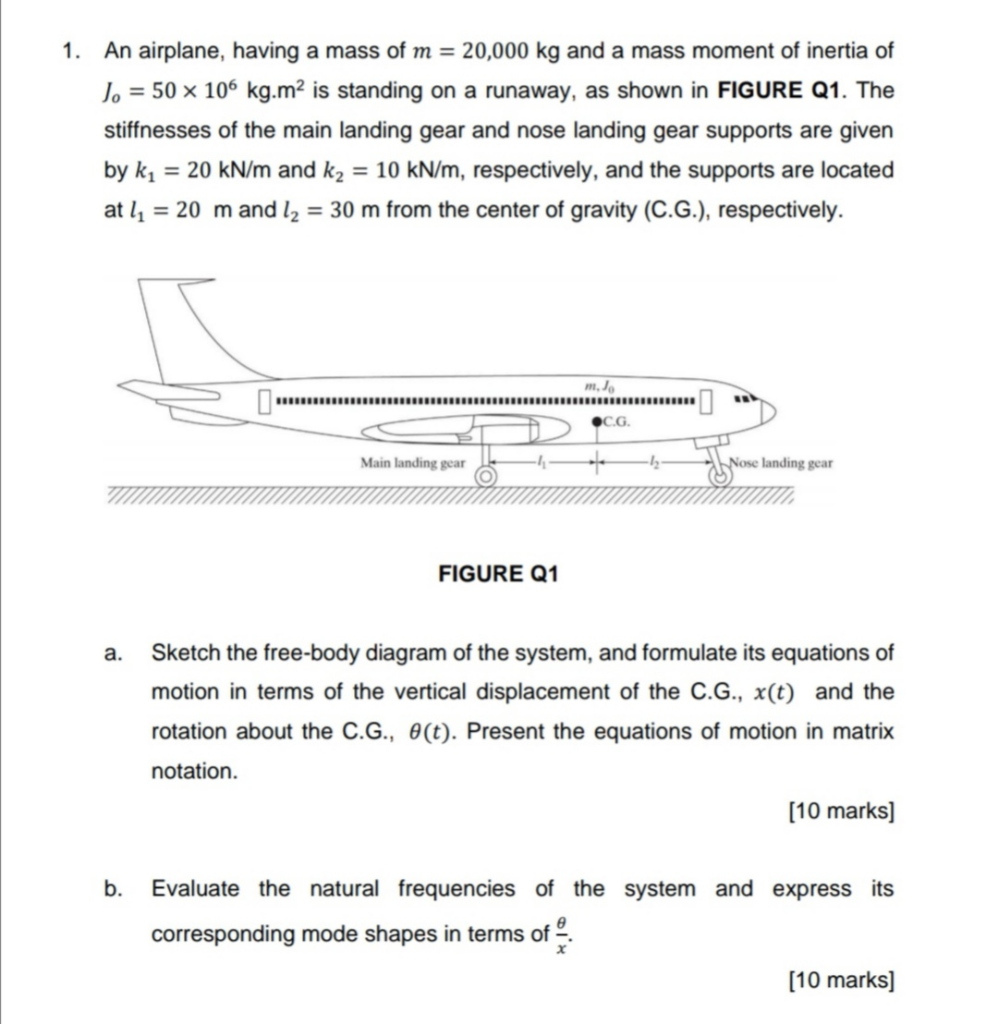 solved-1-an-airplane-having-a-mass-of-m-20-000-kg-and-a-chegg