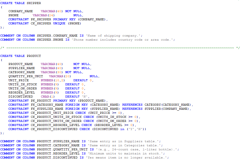 Download a template for SQL script available in a | Chegg.com
