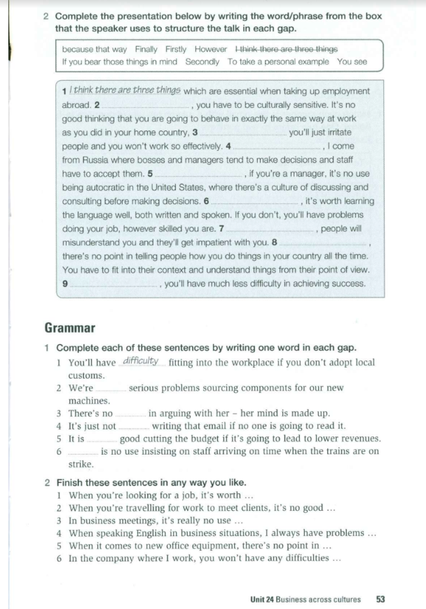 Solved Choose The Best Word - A, B, C Or D− For Each Gap. 1 | Chegg.com