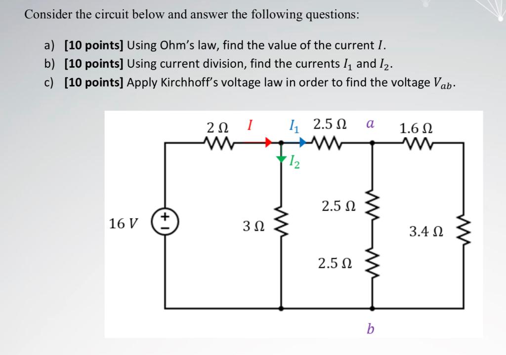 Solved Consider the circuit below and answer the following | Chegg.com