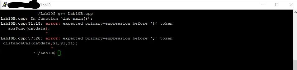 Solved B. Array Of Structures The Following Data Points | Chegg.com