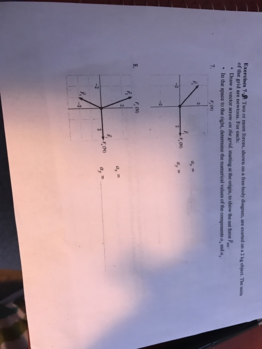 solved-two-or-more-forces-shown-on-a-free-body-diagram-are-chegg