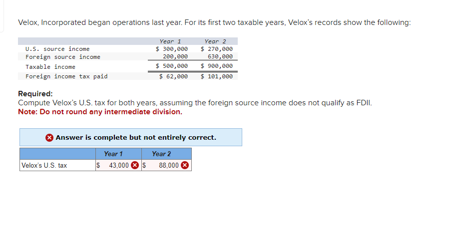 Solved Velox, Incorporated began operations last year. For | Chegg.com