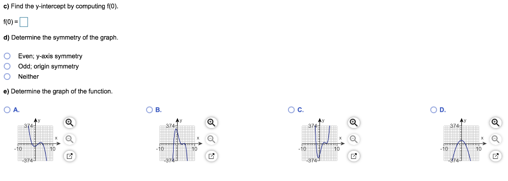 Solved Use the given function to answer the questions that | Chegg.com